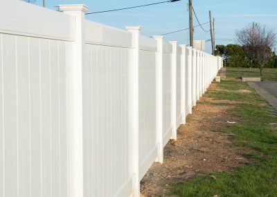 Residential Vinyl Fencing built by Circle W Fence Solutions serving Tennessee and Kentucky
