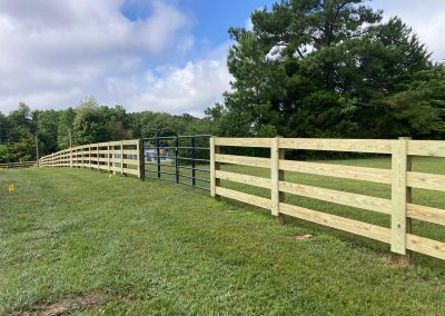 Agricultural Board Fencing built by Circle W Fence Solutions serving Tennessee and Kentucky