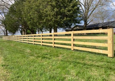Residential Dog & Pet Fencing built by Circle W Fence Solutions serving Tennessee and Kentucky