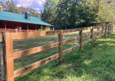 Agricultural Wildlife Fencing built by Circle W Fence Solutions serving Tennessee and Kentucky