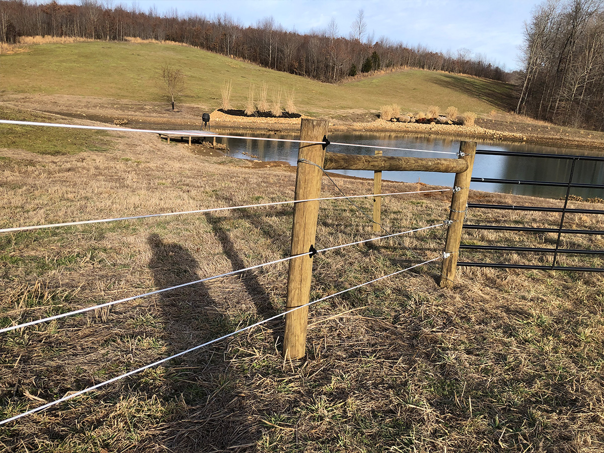 Recent Electric Horse Fence built by Circle W Fence in Charlotte, Tennessee.