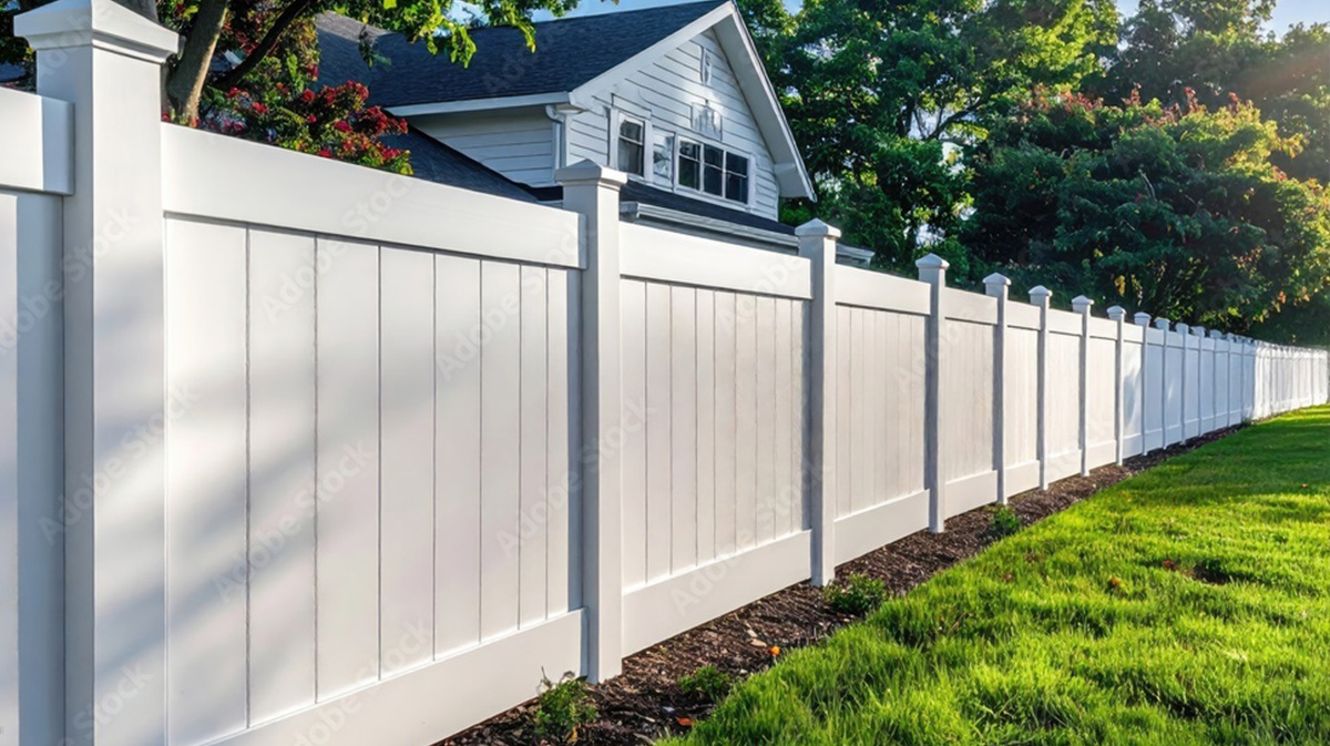 Residential Vinyl Fencing built by Circle W Fence Solutions serving Tennessee and Kentucky