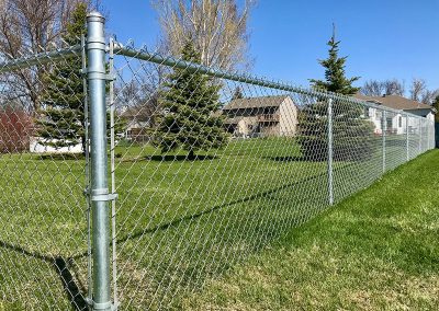 Residential Chain Link Fencing built by Circle W Fence Solutions serving Tennessee and Kentucky
