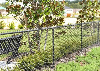 Residential Chain Link Fencing built by Circle W Fence Solutions serving Tennessee and Kentucky